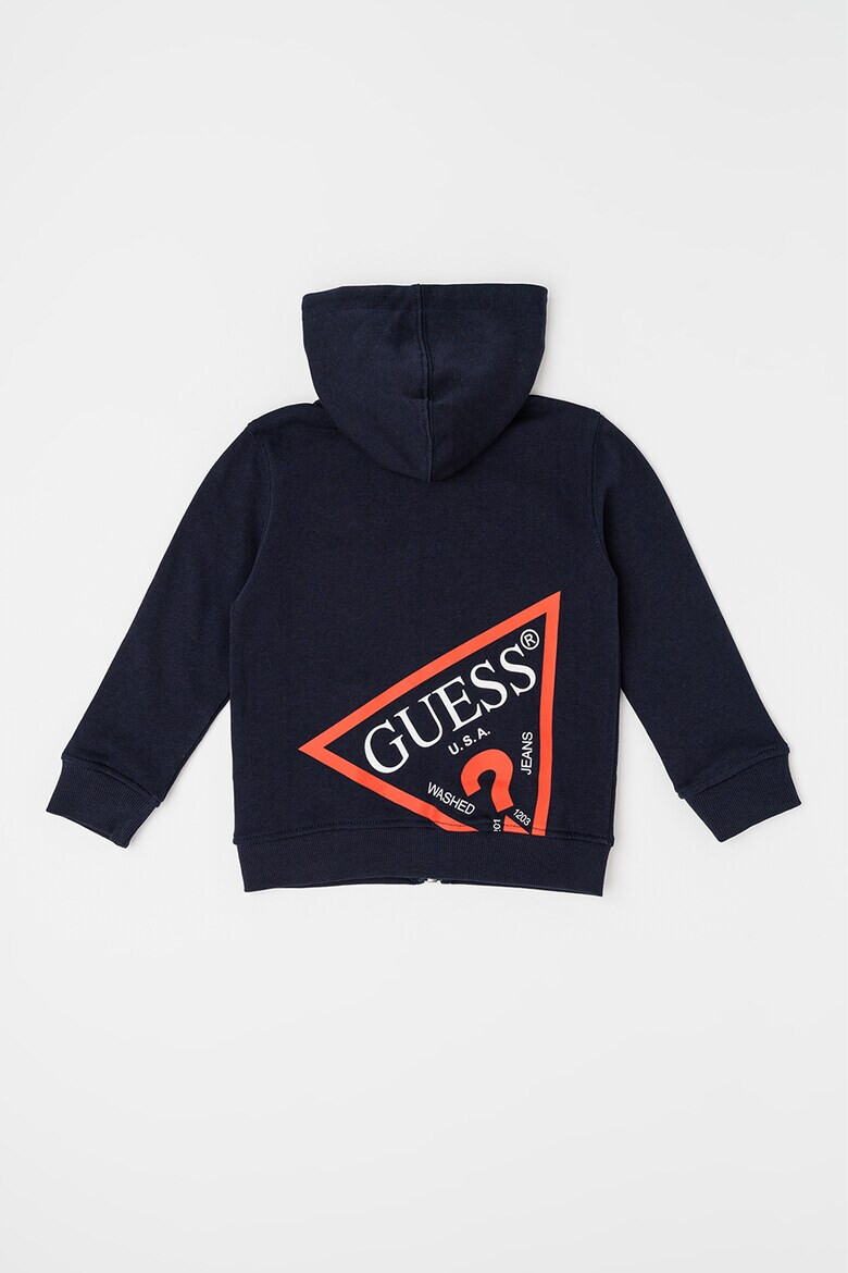 GUESS KIDS Памучно худи с цип - Pepit.bg
