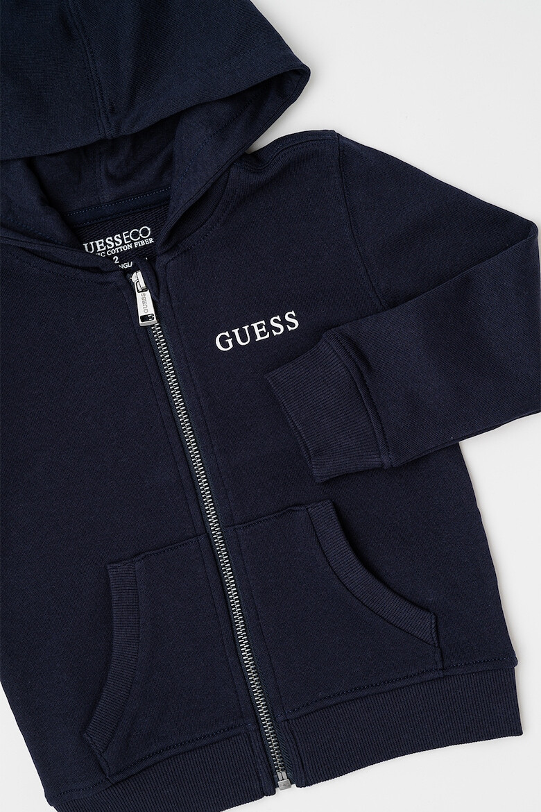 GUESS KIDS Памучно худи с цип - Pepit.bg