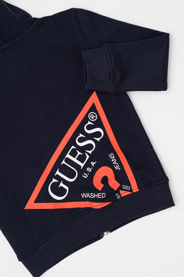 GUESS KIDS Памучно худи с цип - Pepit.bg
