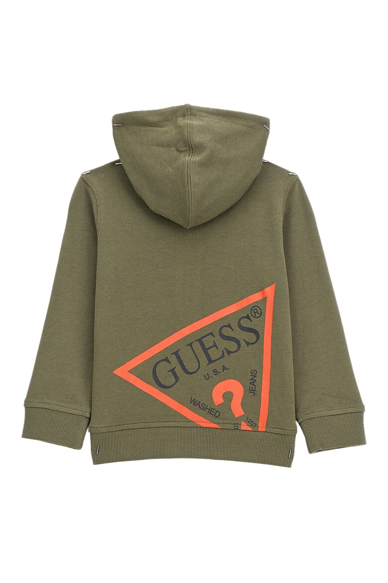 GUESS KIDS Памучно худи с цип - Pepit.bg