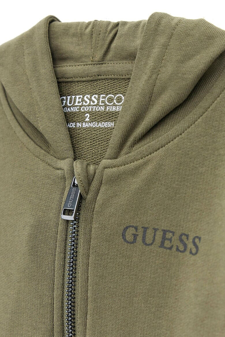 GUESS KIDS Памучно худи с цип - Pepit.bg