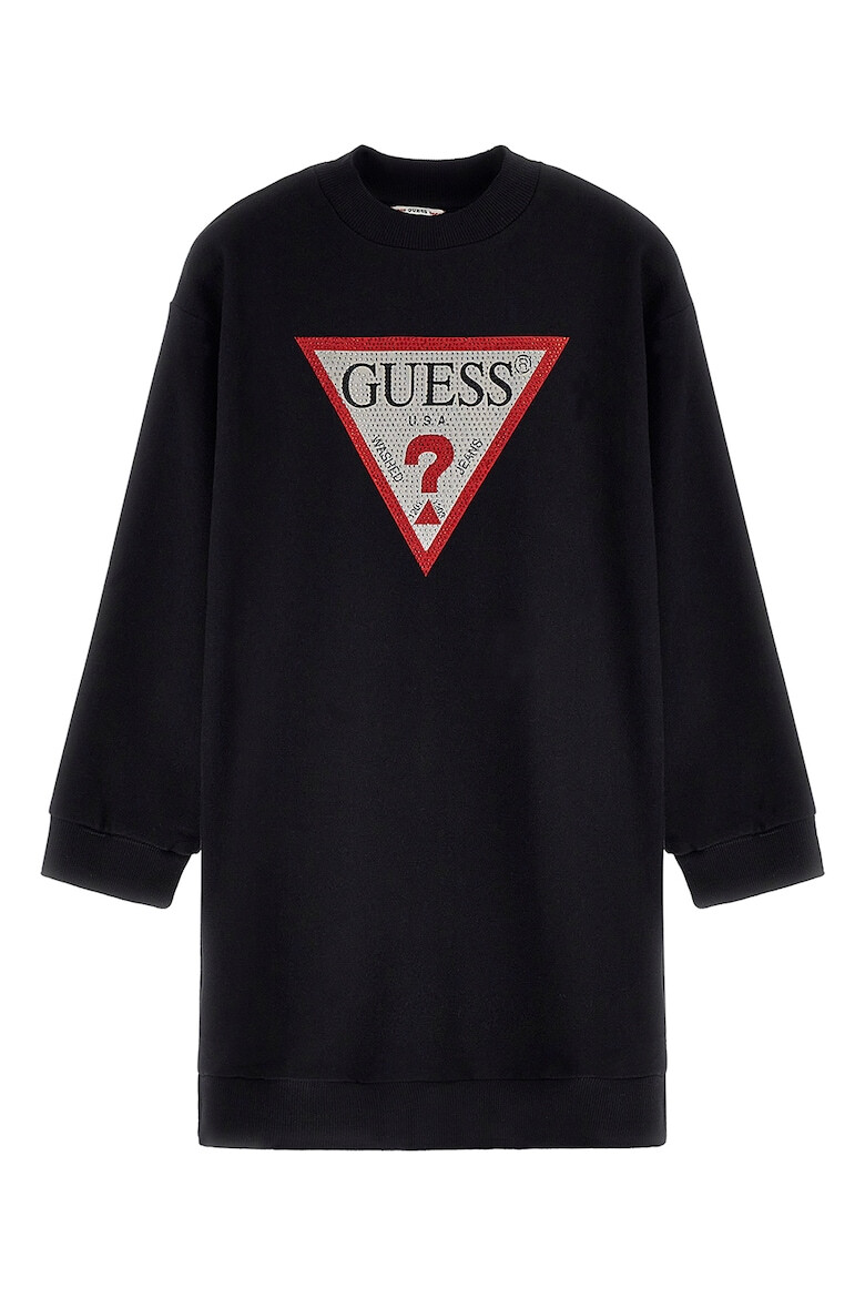 GUESS KIDS Рокля с овално деколте и декоративни камъни - Pepit.bg