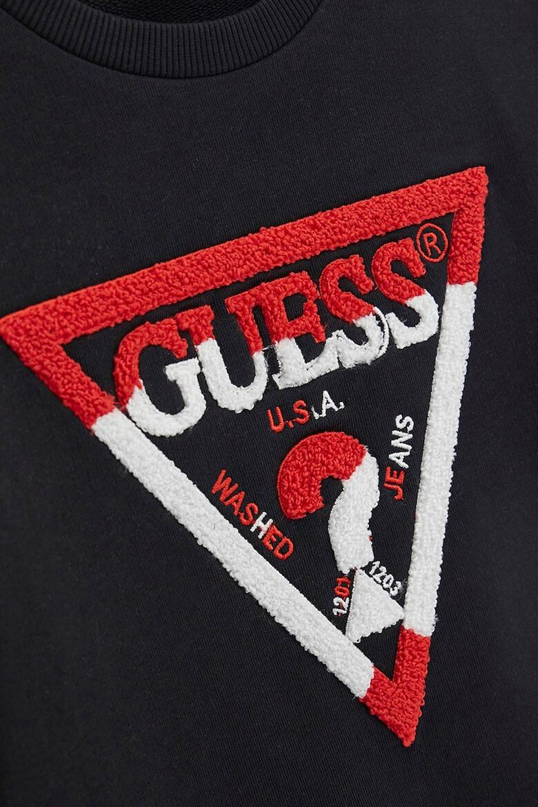 GUESS KIDS Суитшърт с овално деколте и лого - Pepit.bg