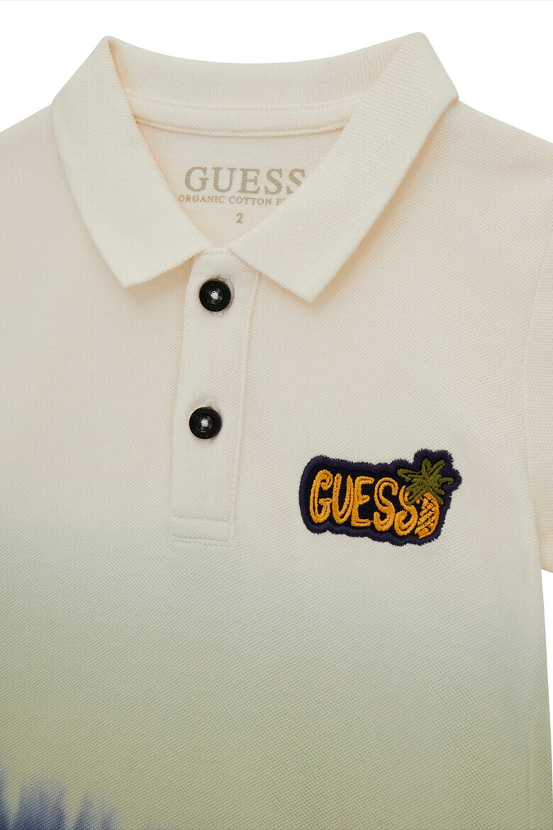 GUESS KIDS Тениска с батик и яка - Pepit.bg