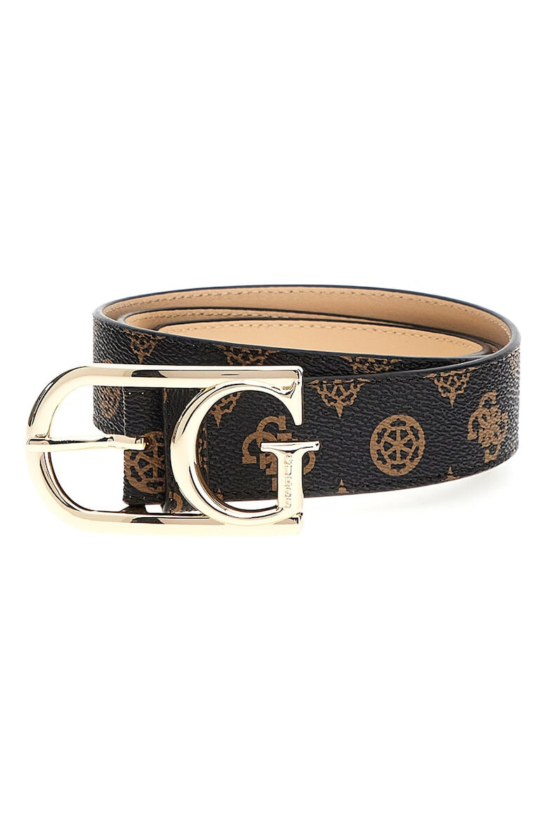 GUESS Колан Dorys от еко кожа с монограм - Pepit.bg