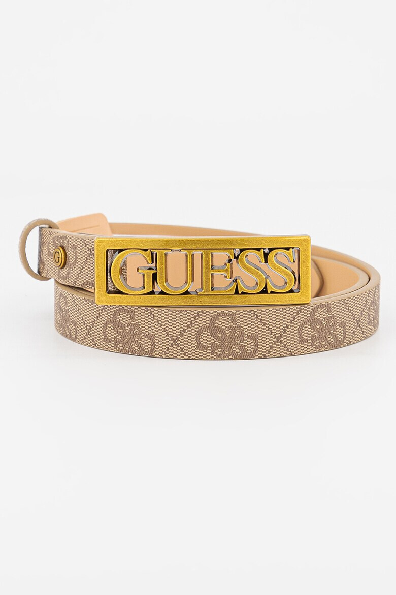 Guess Колан от еко кожа с лого - Pepit.bg