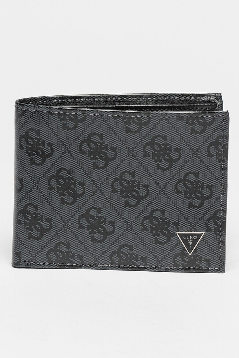 Guess Кожен портфейл RFID с монограм - Pepit.bg