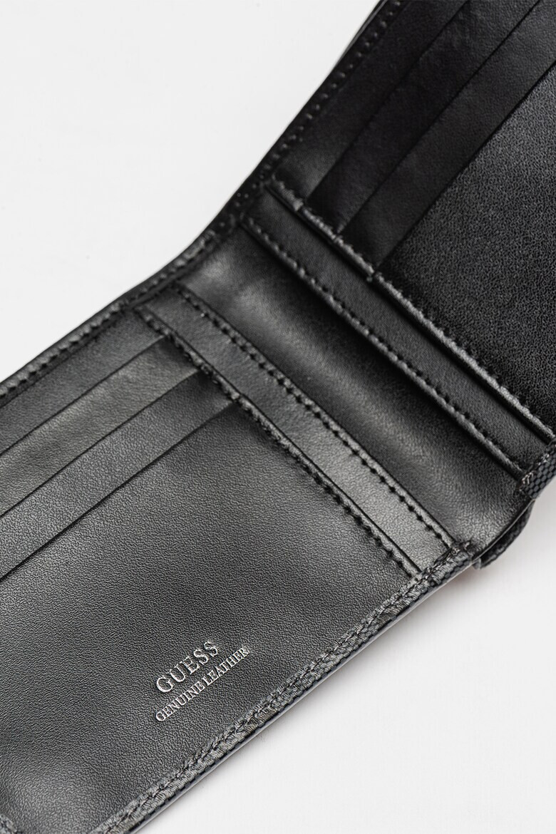 Guess Кожен портфейл RFID с монограм - Pepit.bg