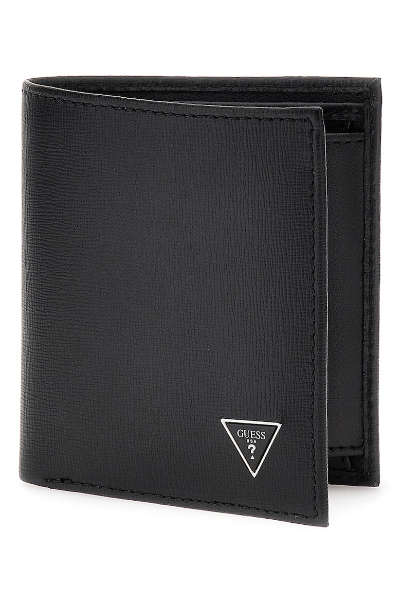 GUESS Кожен портфейл с прегъване - Pepit.bg