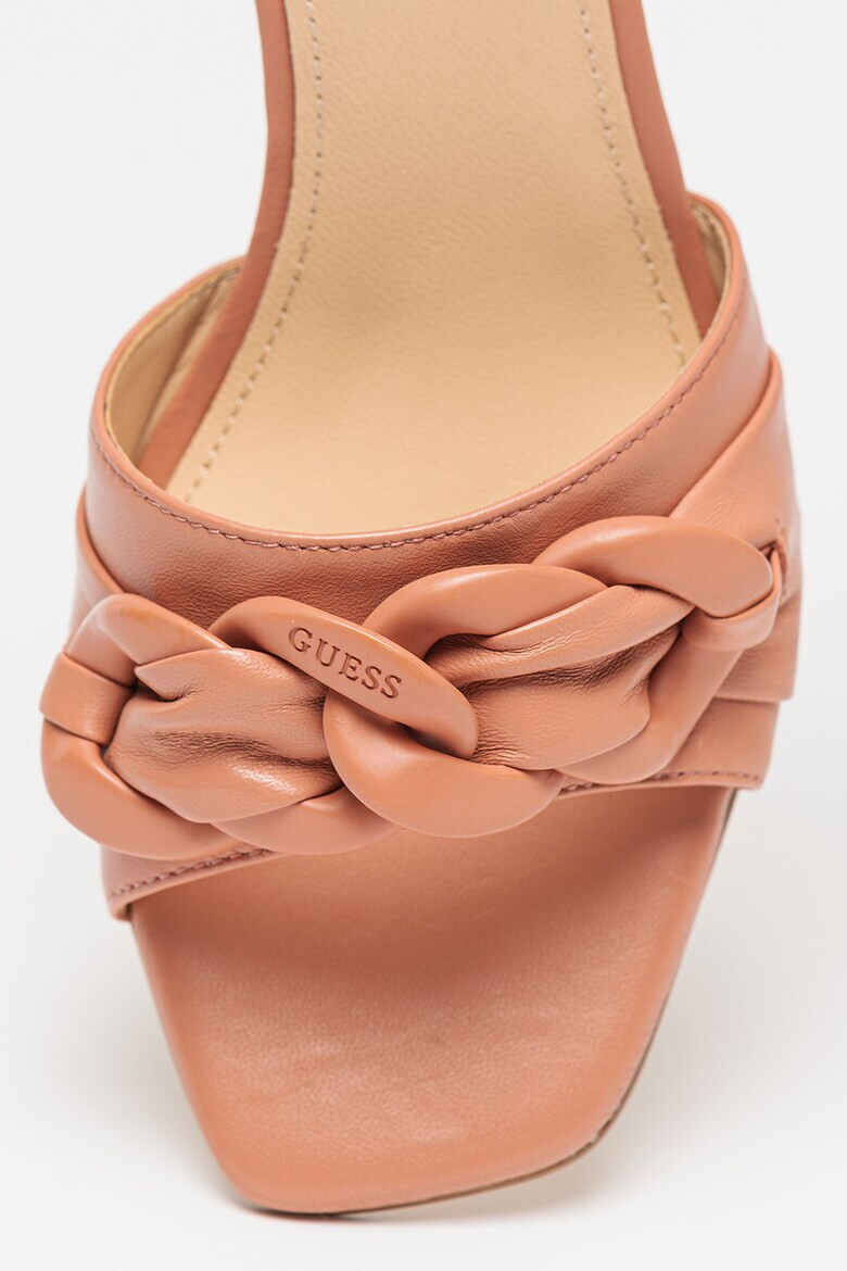 Guess Кожени сандали Dillie - Pepit.bg
