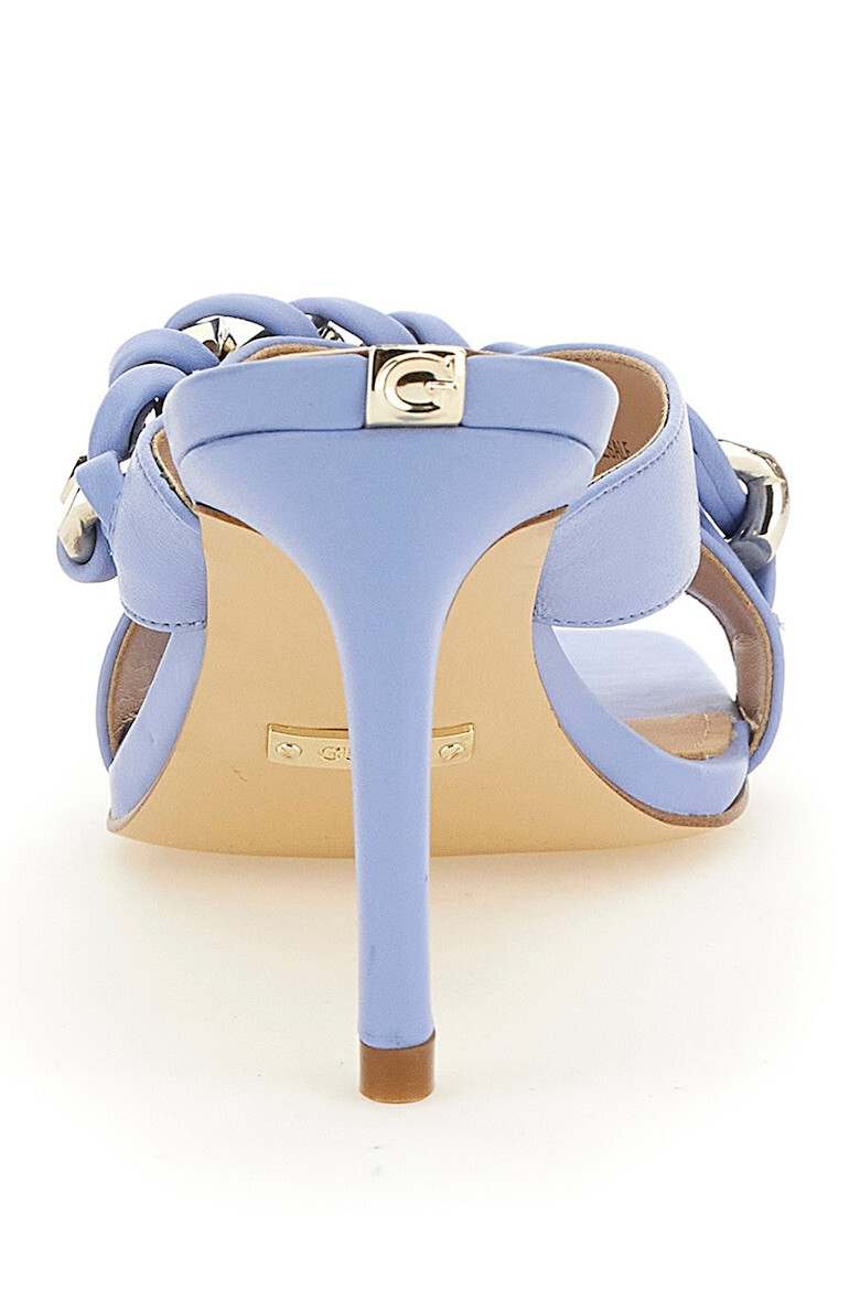GUESS Кожени сандали с висок ток - Pepit.bg