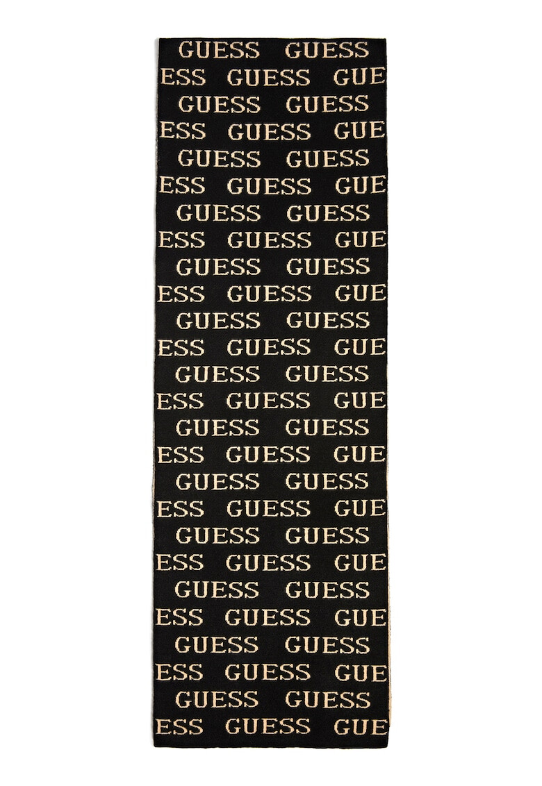 Guess Кръгъл шал на лога Naomi - Pepit.bg