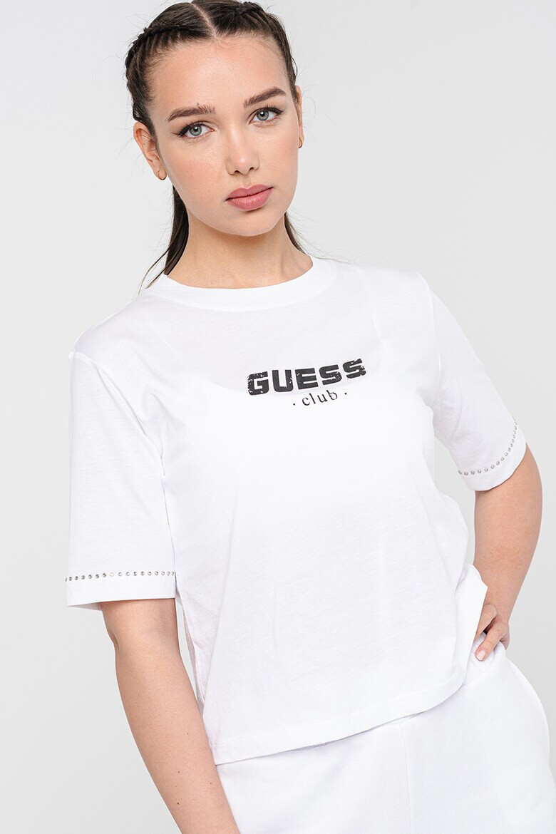 GUESS Къса фитнес тениска - Pepit.bg