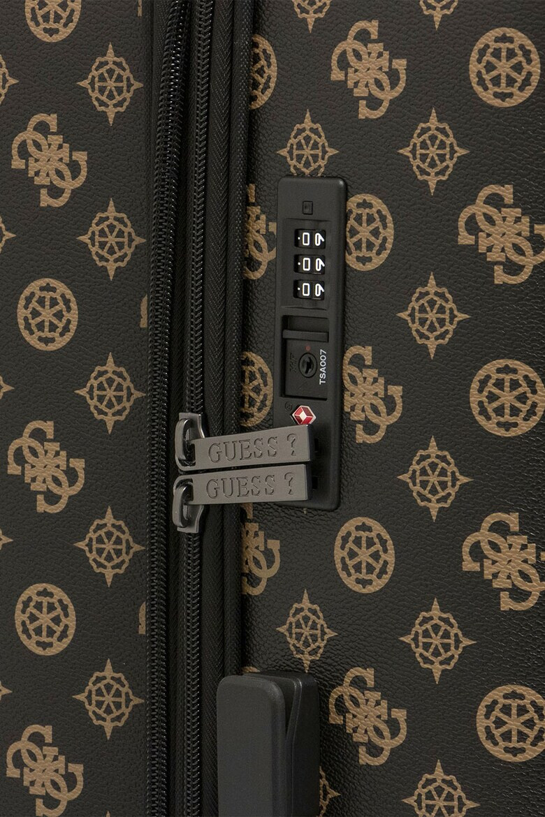 Guess Куфар от еко кожа с монограм - 103 л - Pepit.bg