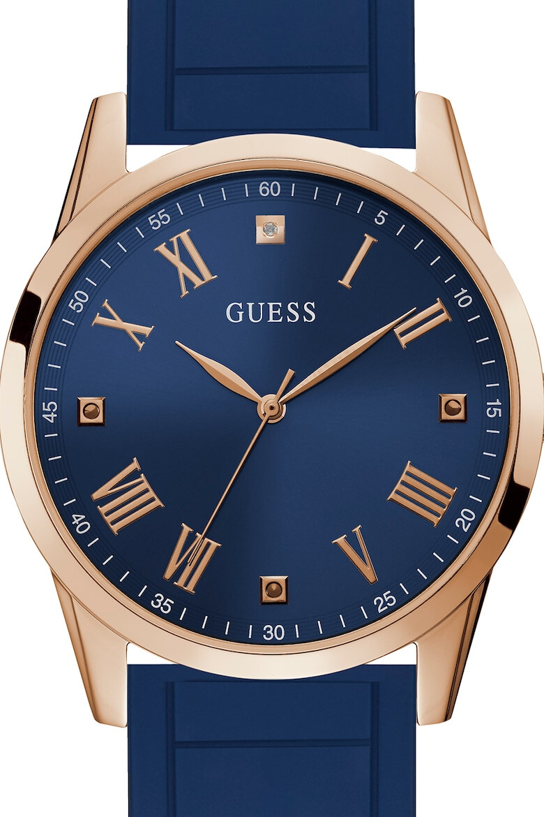 GUESS Кварцов часовник с диамант - Pepit.bg