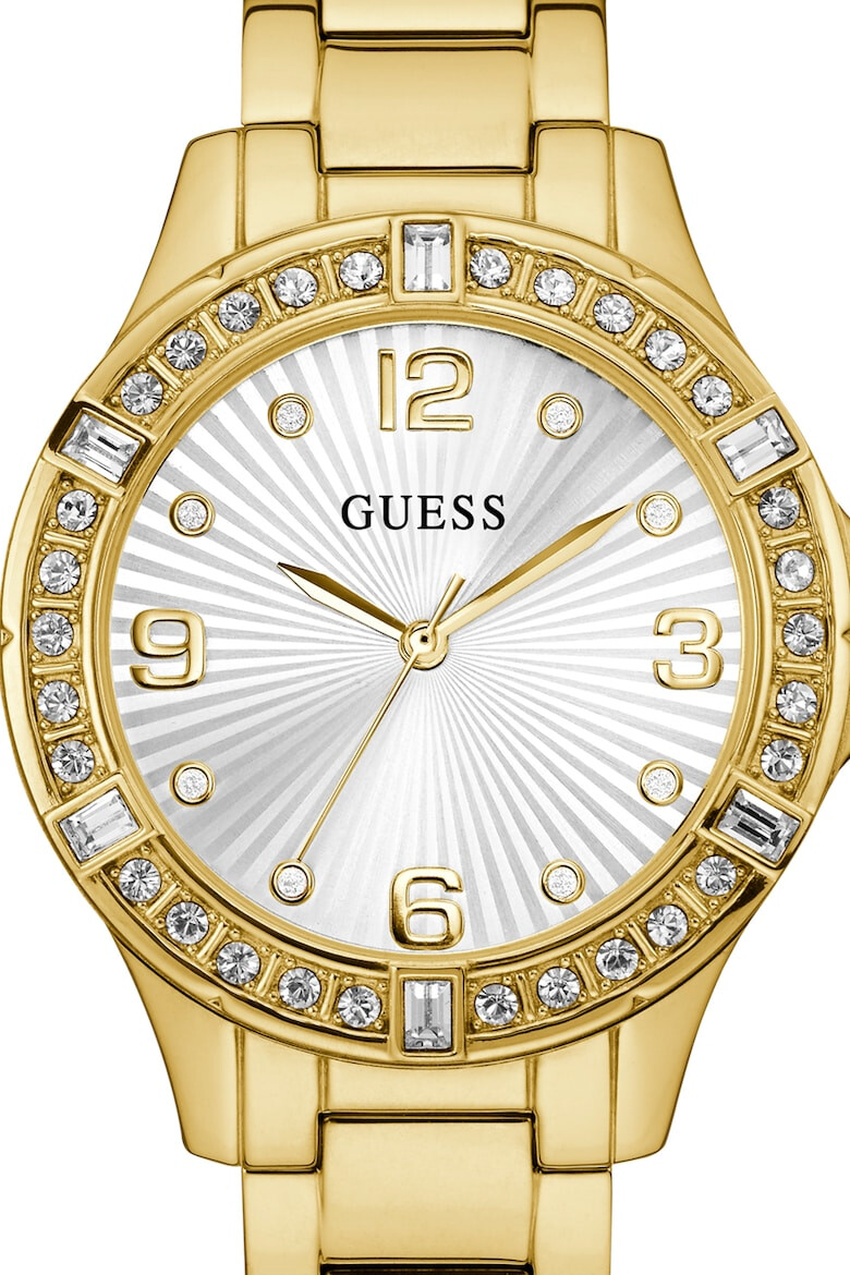 GUESS Кварцов часовник с кристали - Pepit.bg