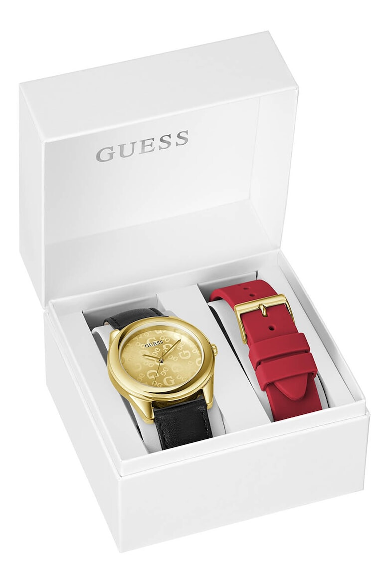 GUESS Кварцов часовник със сменяеми каишки - Pepit.bg