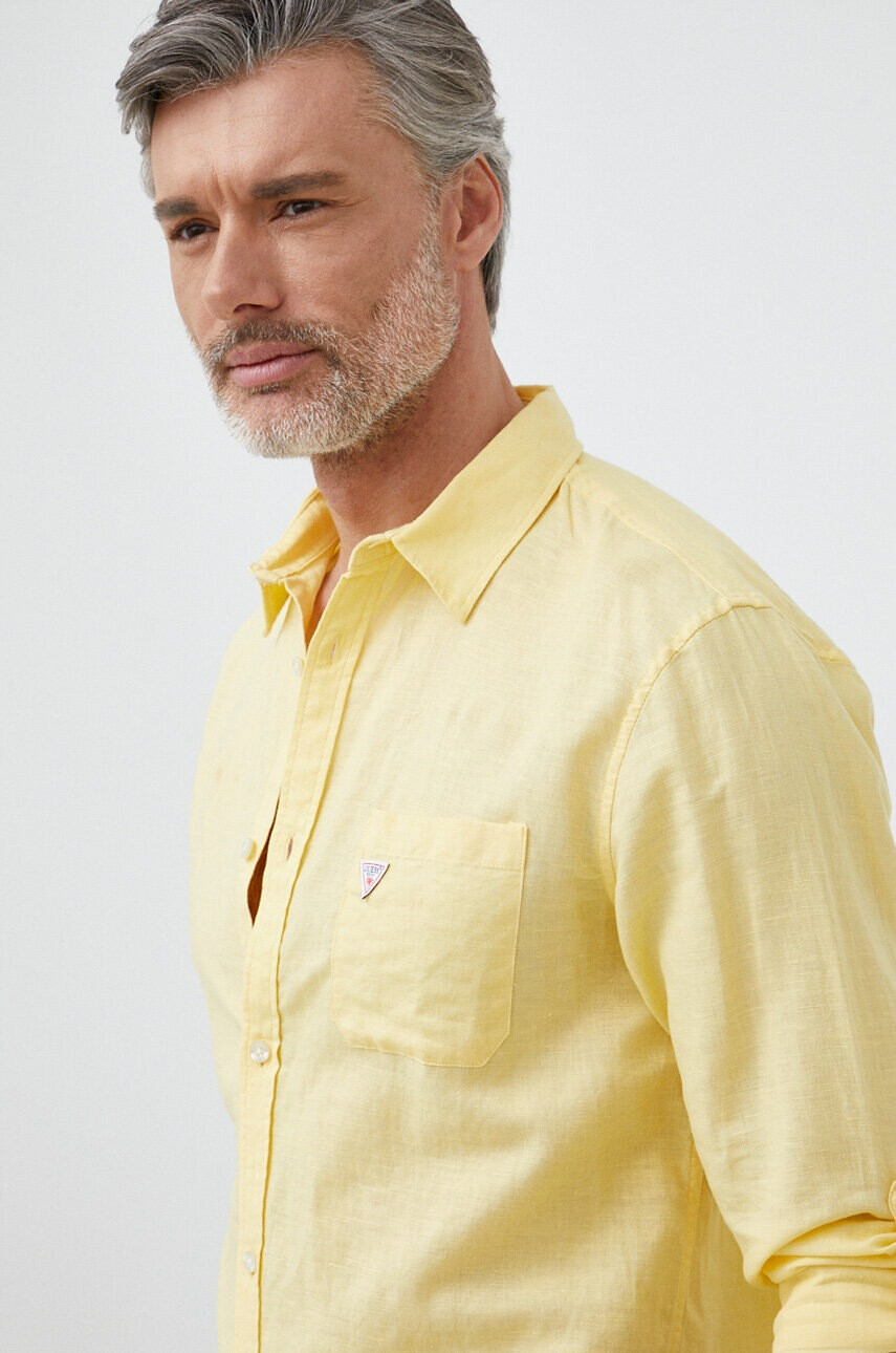 GUESS Ленена риза - Pepit.bg