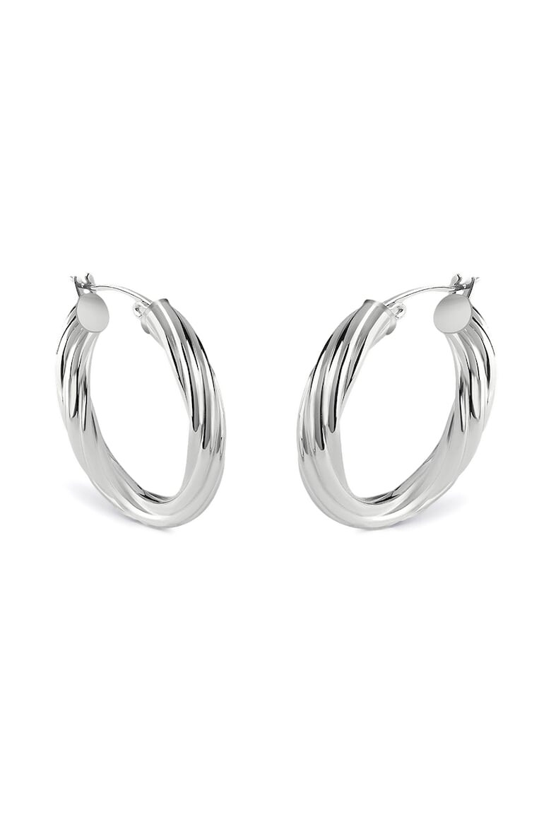 GUESS Обеци Twisted Superlight тип халки - Pepit.bg