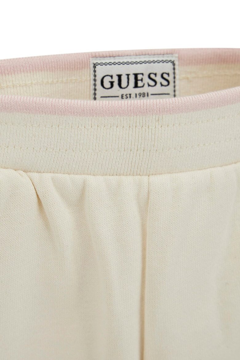 GUESS KIDS Памучен панталон с еластична талия - Pepit.bg