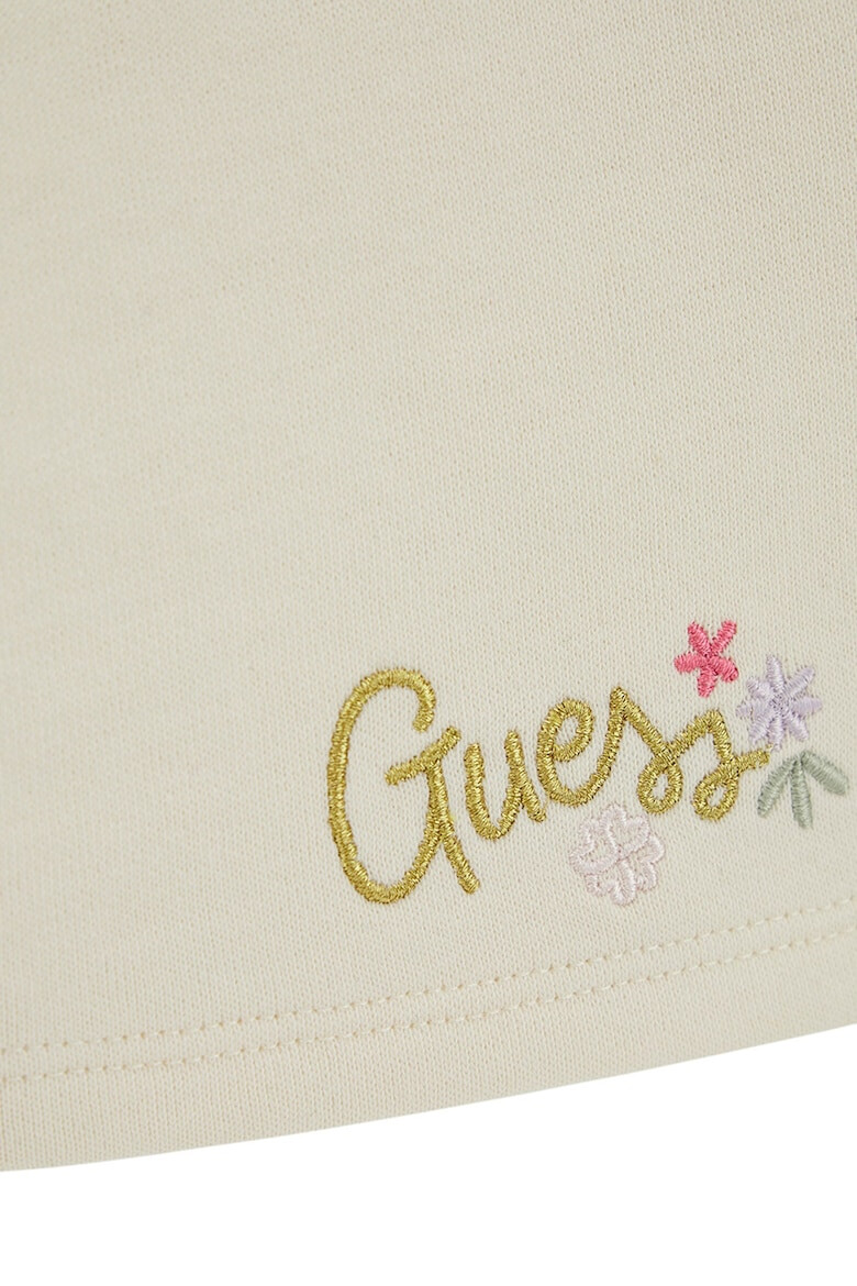 GUESS KIDS Памучен панталон с еластична талия - Pepit.bg