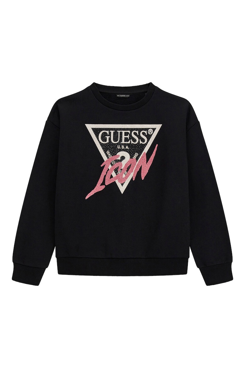 GUESS Памучен суитшърт с лого - Pepit.bg