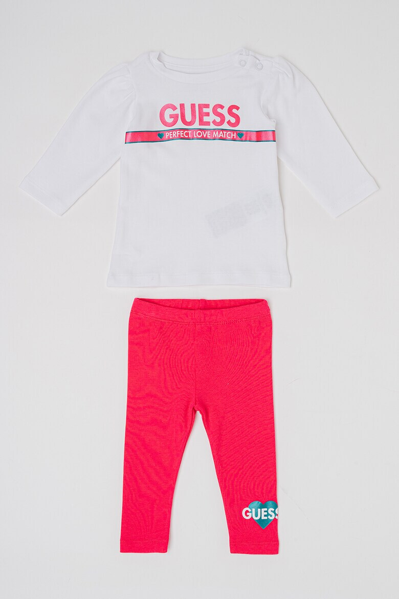 GUESS Памучна блуза и клин - Pepit.bg