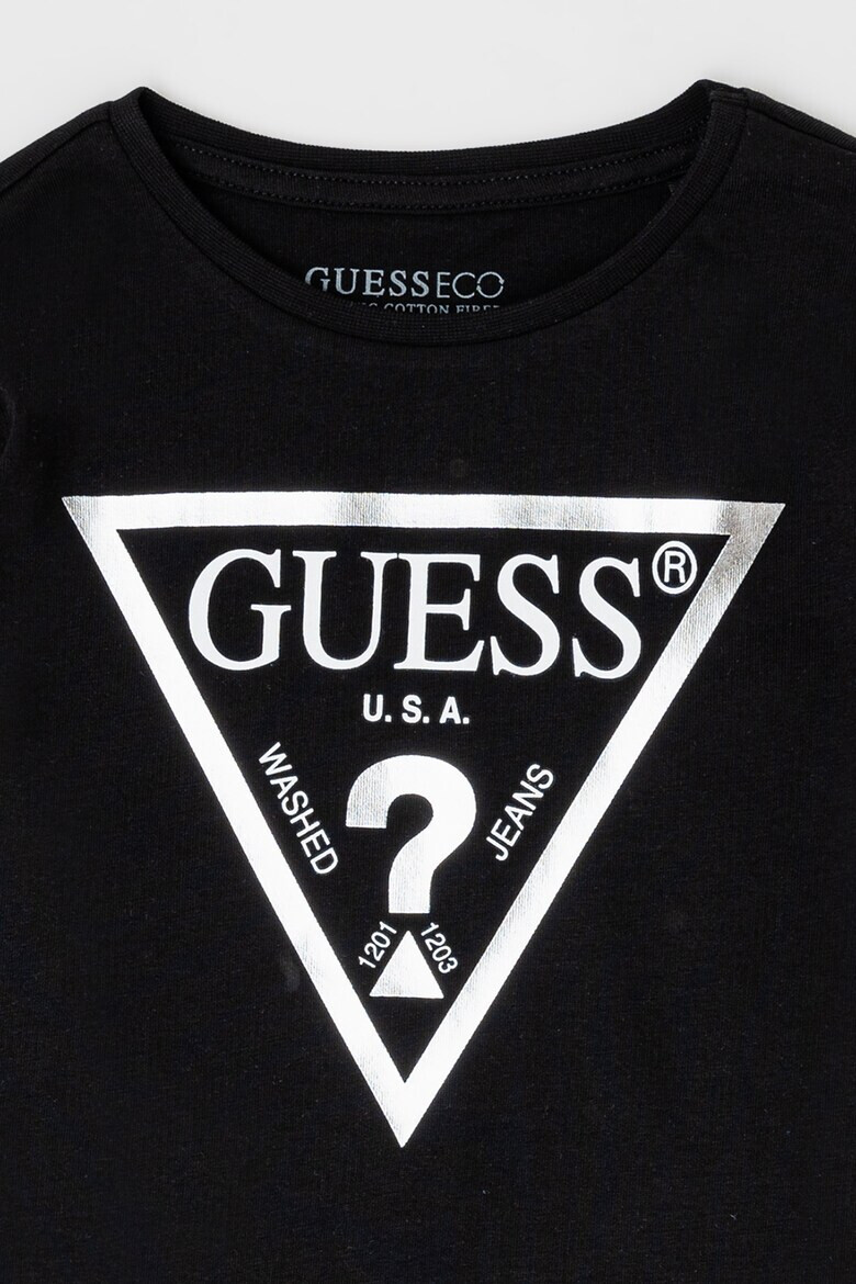 GUESS KIDS Памучна блуза с лого - Pepit.bg