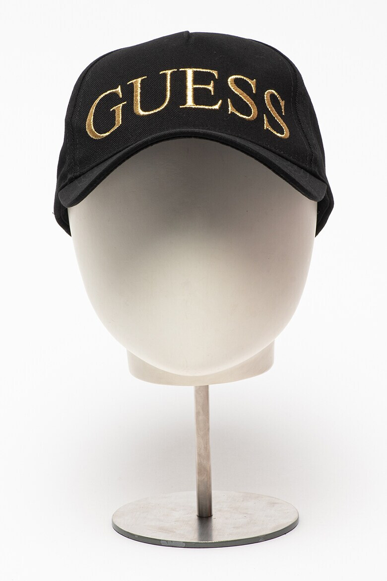 Guess Памучна шапка с лого - Pepit.bg