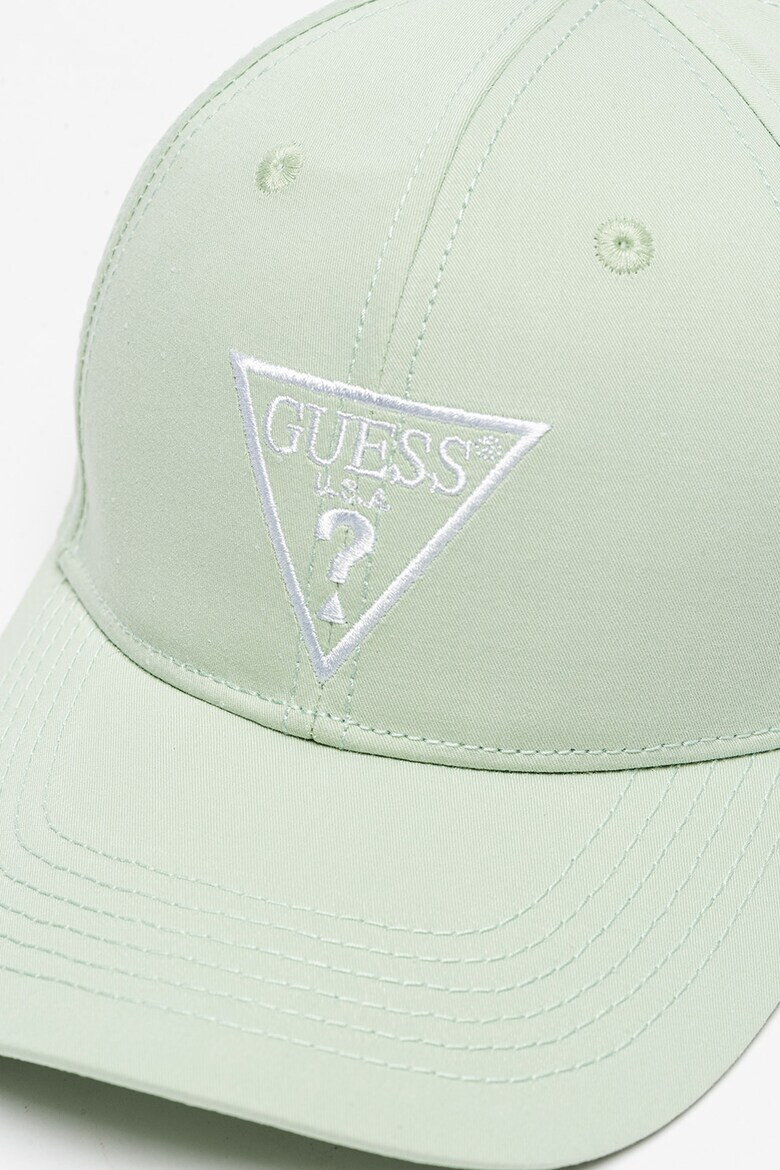 Guess Памучна шапка с лого - Pepit.bg