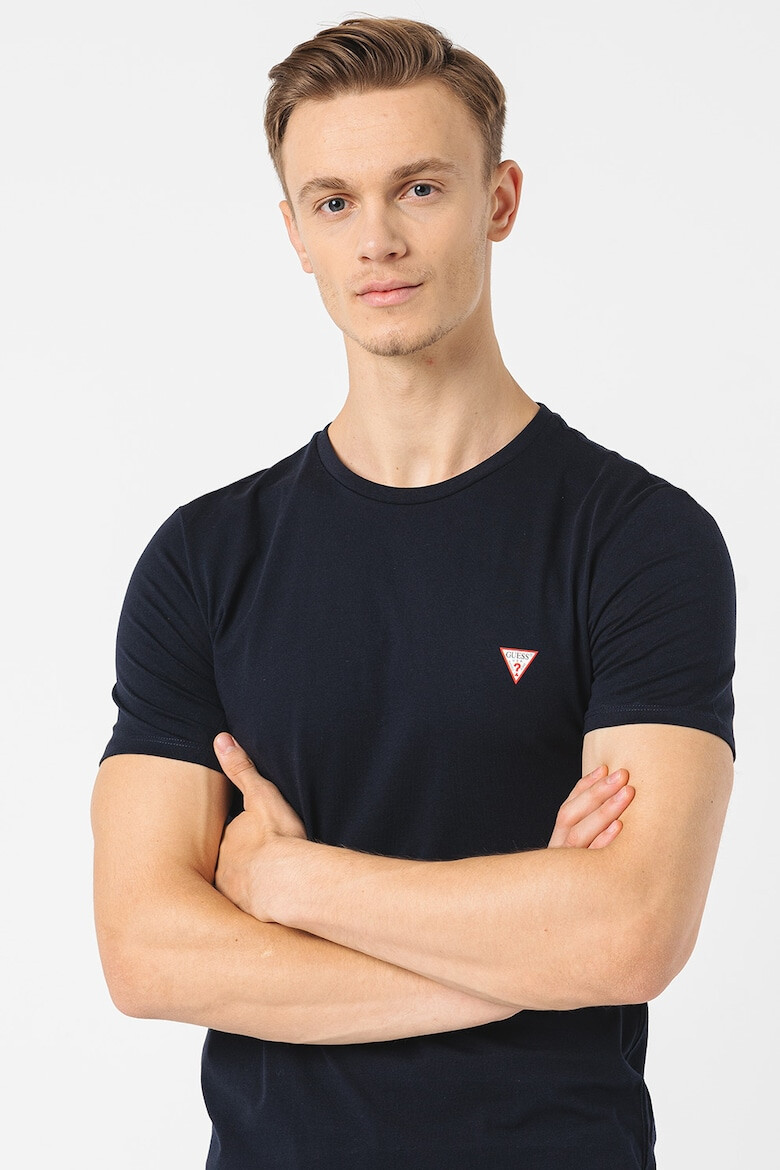 GUESS Памучна слим тениска - Pepit.bg