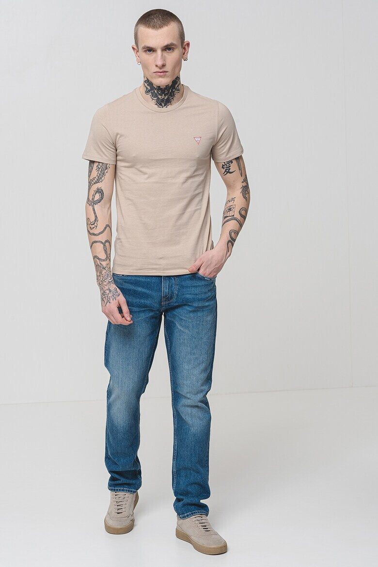 GUESS Памучна слим тениска - Pepit.bg