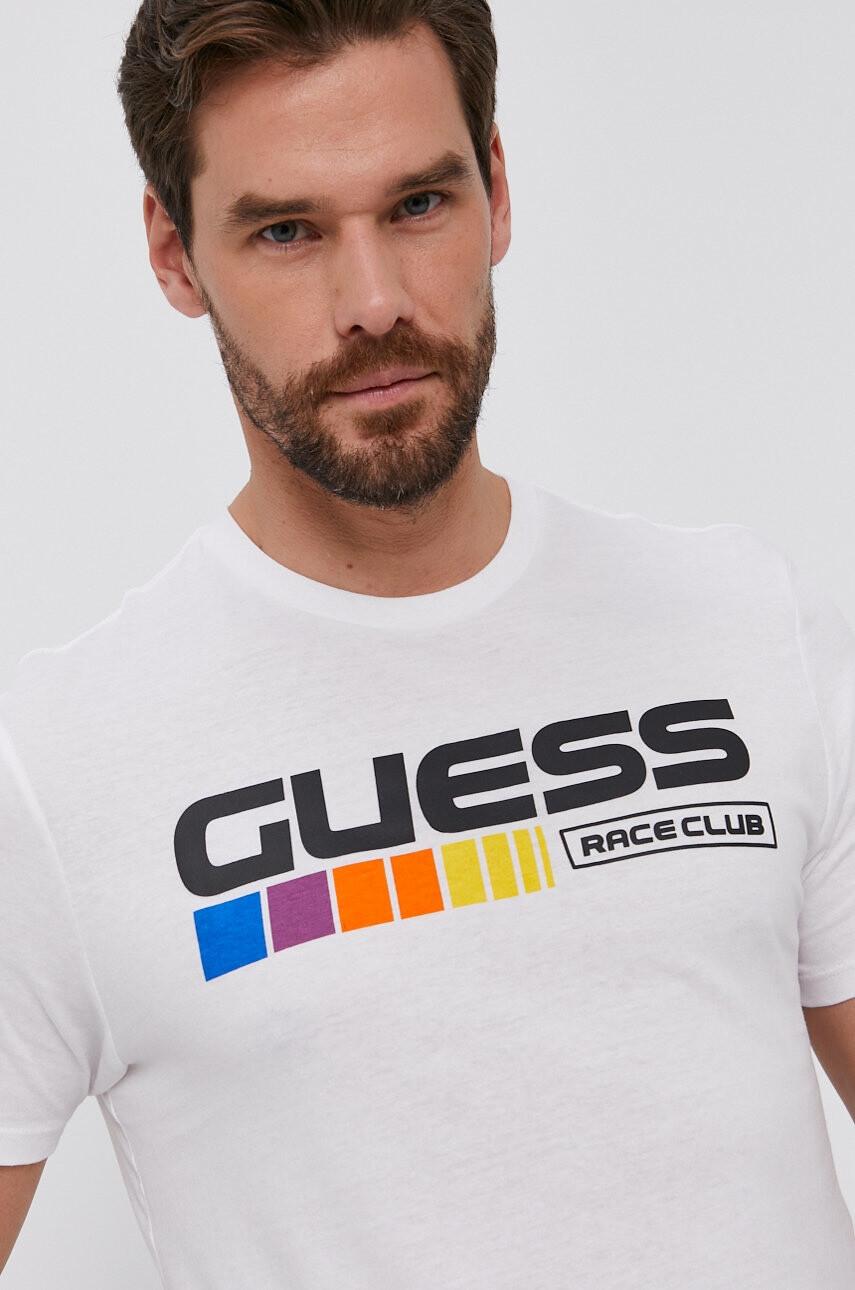 GUESS Памучна тениска - Pepit.bg