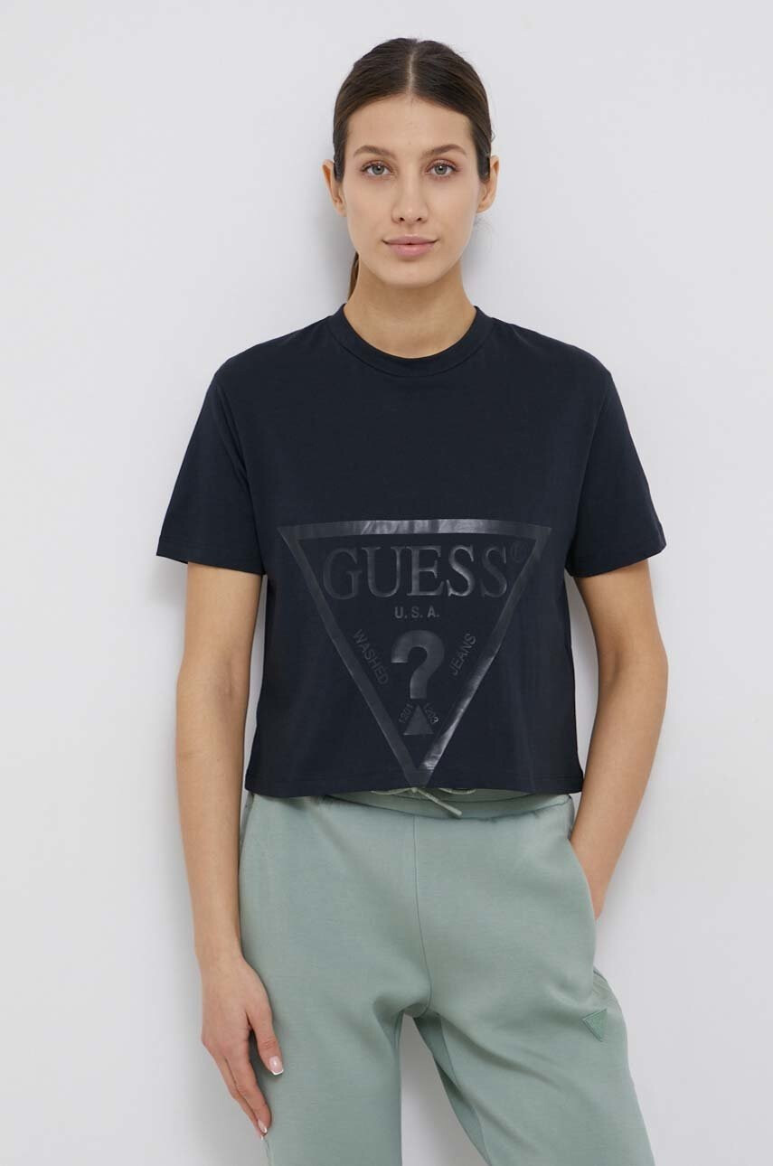 GUESS Памучна тениска - Pepit.bg