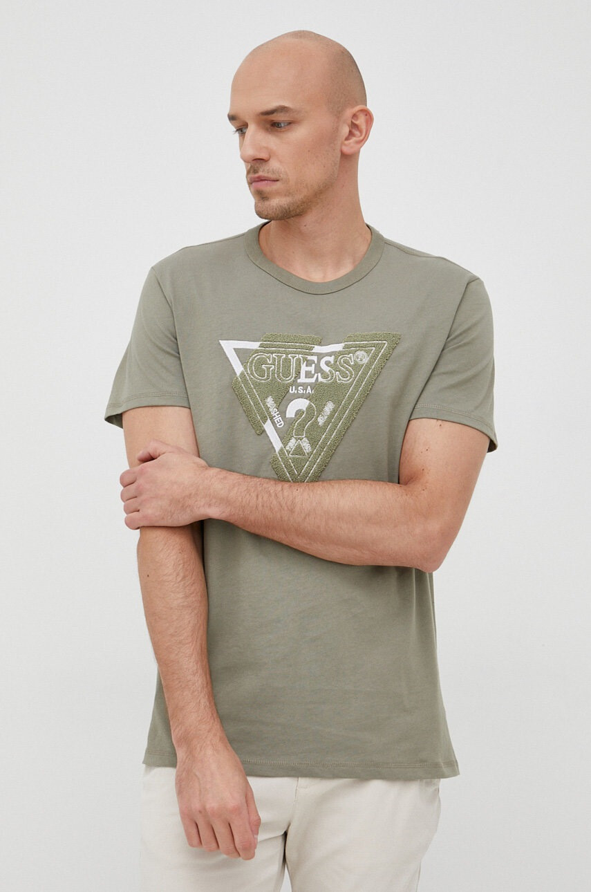 GUESS Памучна тениска - Pepit.bg