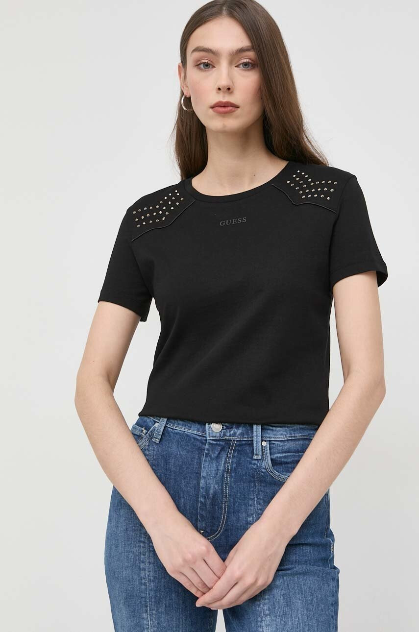 GUESS Памучна тениска - Pepit.bg