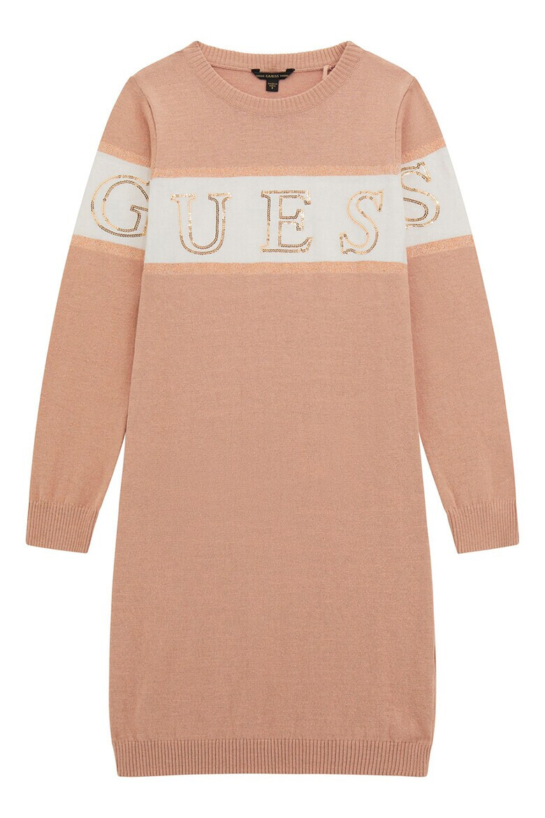 GUESS KIDS Плетена рокля с лого - Pepit.bg