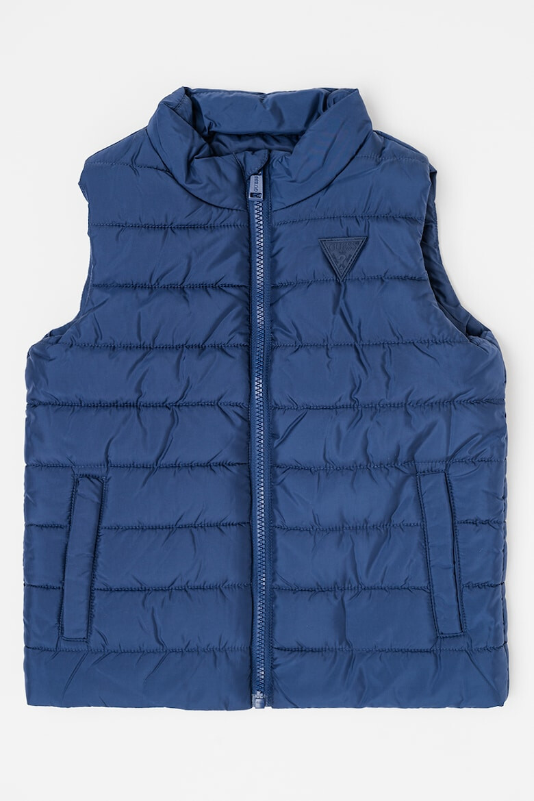 GUESS KIDS Подплатен елек с цип - Тъмносин - Pepit.bg