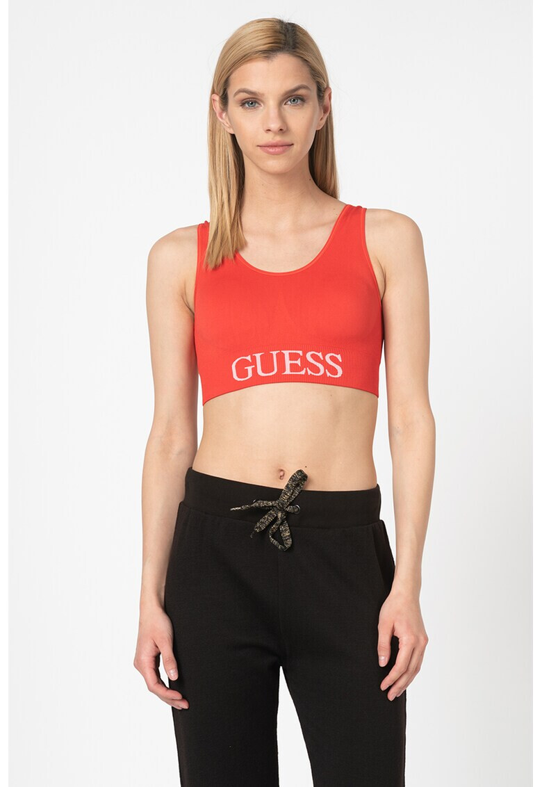 Guess Подплатено бюстие с лого - Pepit.bg