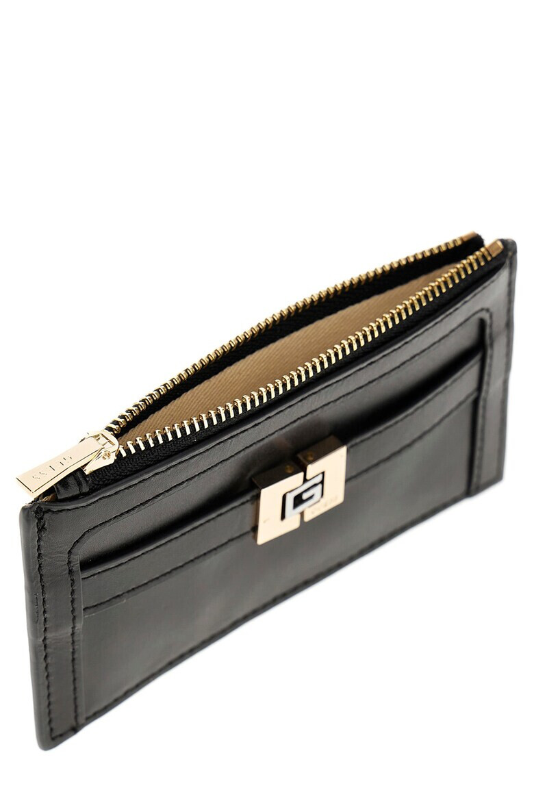 GUESS Портфейл G Elite с лого - Черен - Pepit.bg