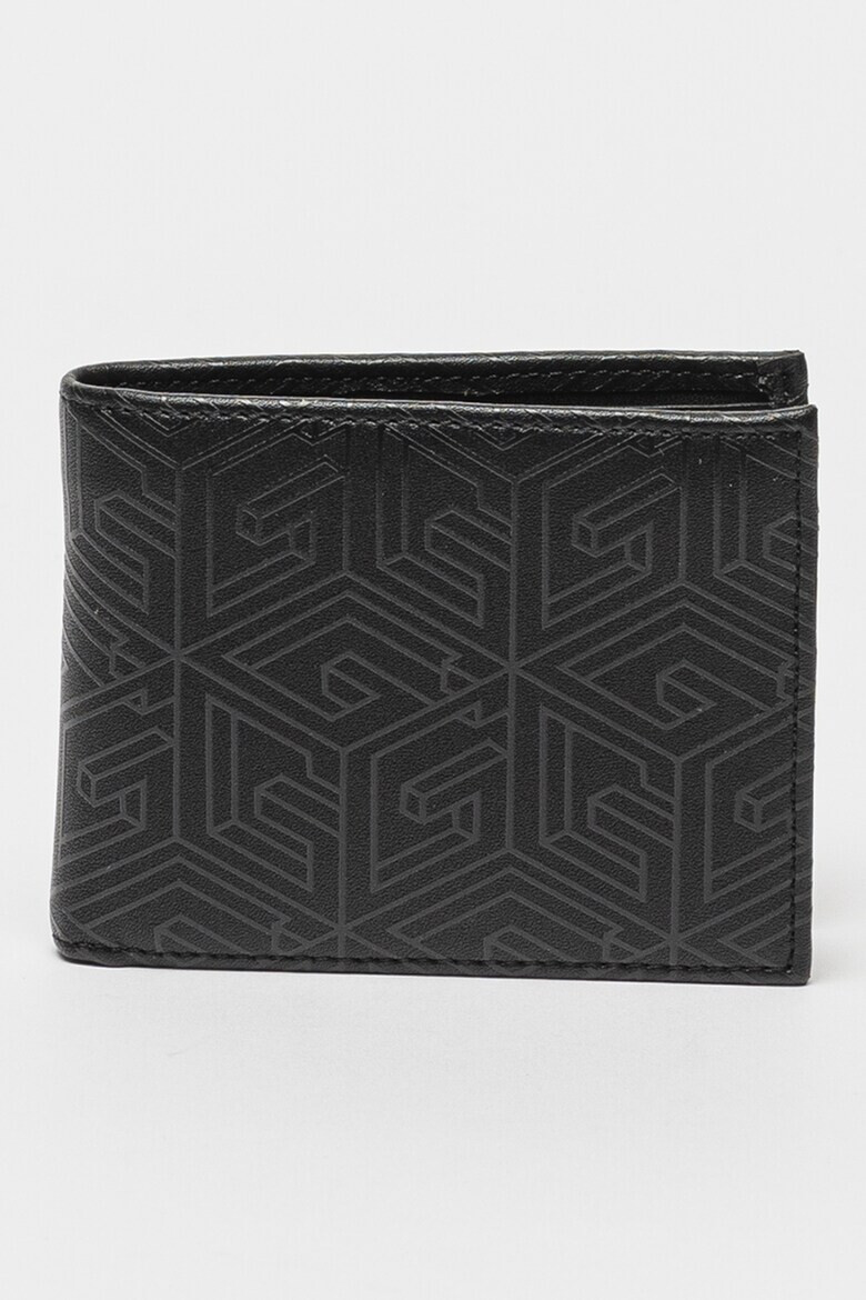 GUESS Портфейл от еко кожа с монограм - Pepit.bg