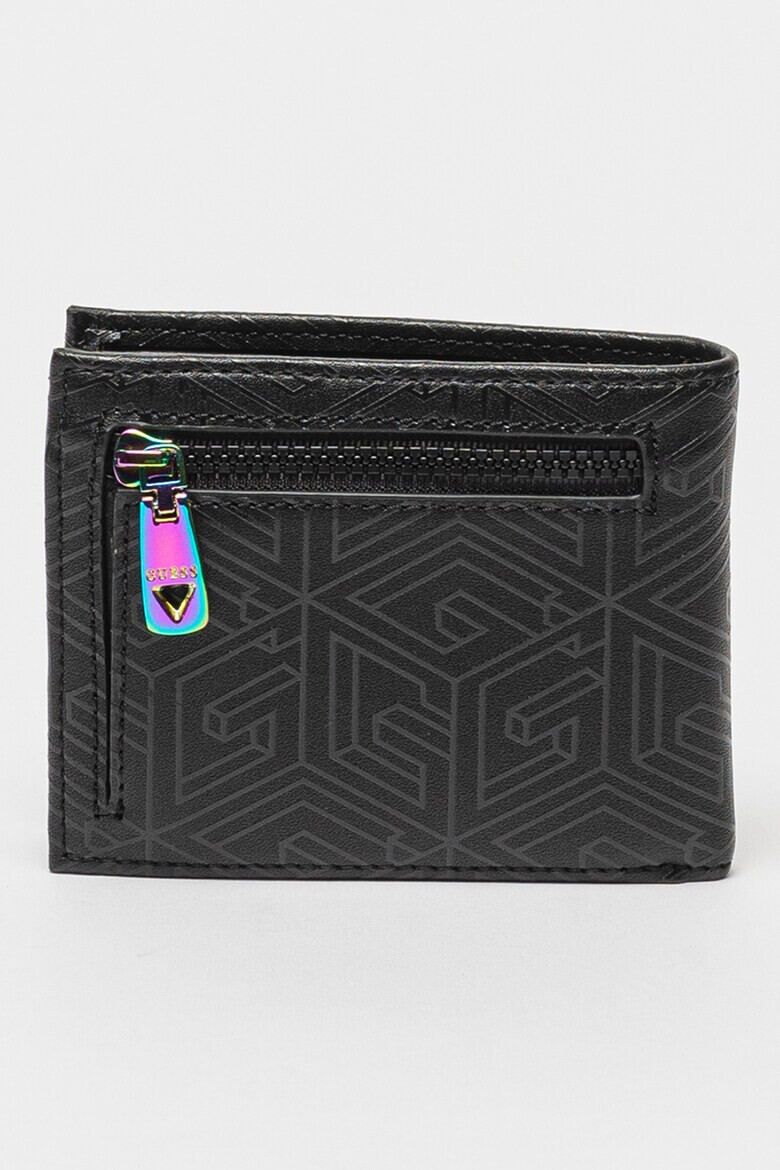 GUESS Портфейл от еко кожа с монограм - Pepit.bg