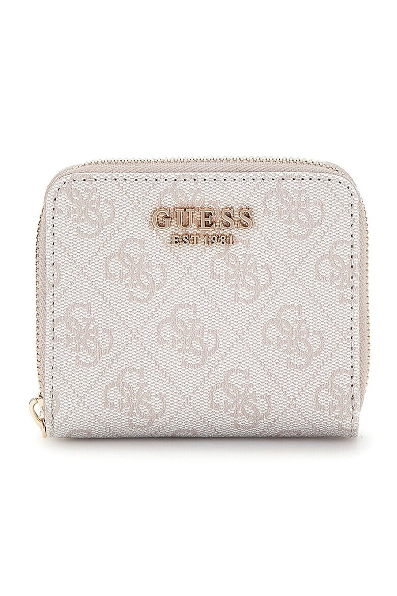 GUESS Портфейл от еко кожа с монограм - Pepit.bg