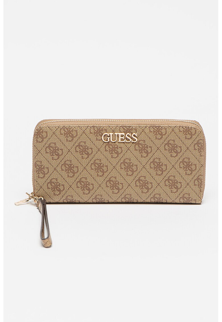 Guess Портфейл Alby с шарка на монограм - Pepit.bg