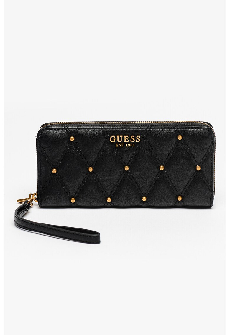 Guess Портфейл Triana от еко кожа с цип и капси - Pepit.bg