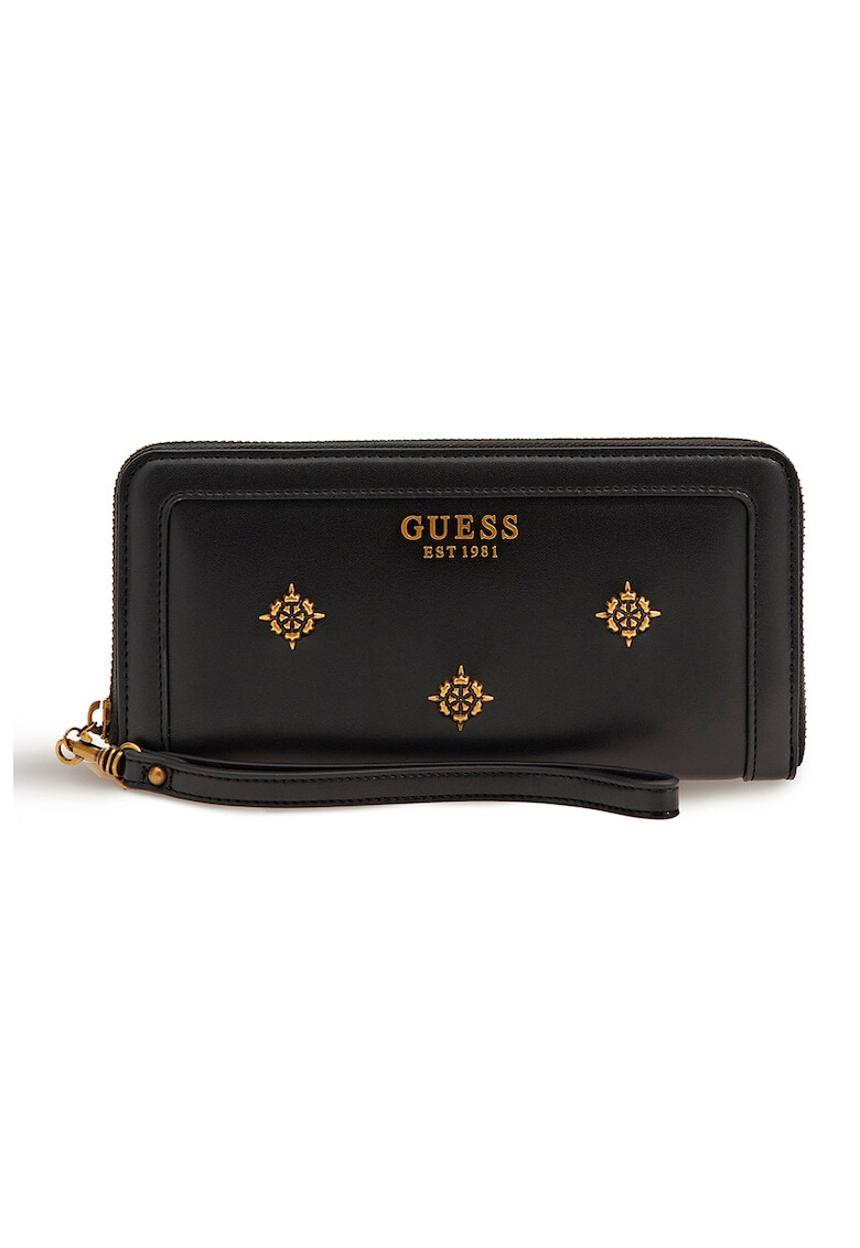 Guess Портмоне Abey с цип и лого - Pepit.bg