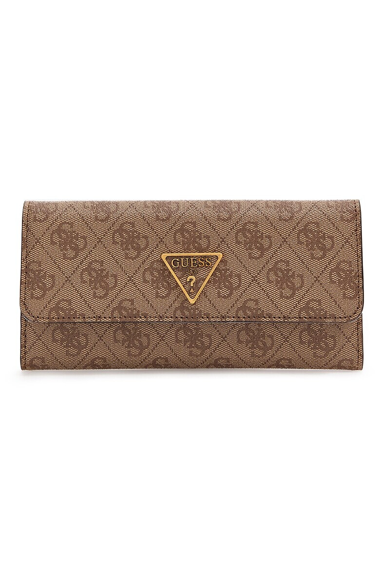 Guess Портмоне Laurel с капаче и десен с монограм - Pepit.bg