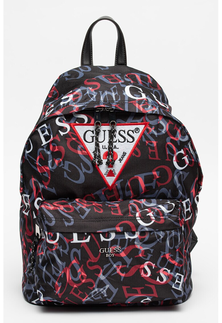 Guess Раница Dylan с лого и джоб отпред - Pepit.bg