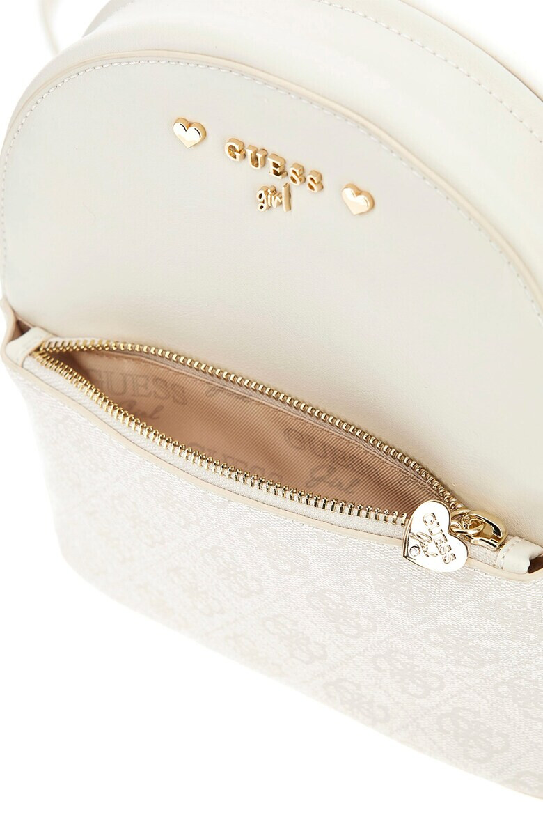 Guess Раница с десен с монограм - Pepit.bg