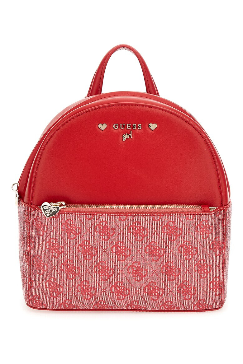 Guess Раница с десен с монограм - Pepit.bg